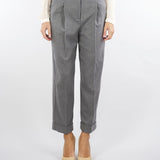 Pantaloni Grigio carrot fit CABARET 6 PENNY BLACK 