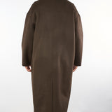 Cappotto Moro Oversize doppiopetto in pura lana B6F0026 69M AMARANTO 