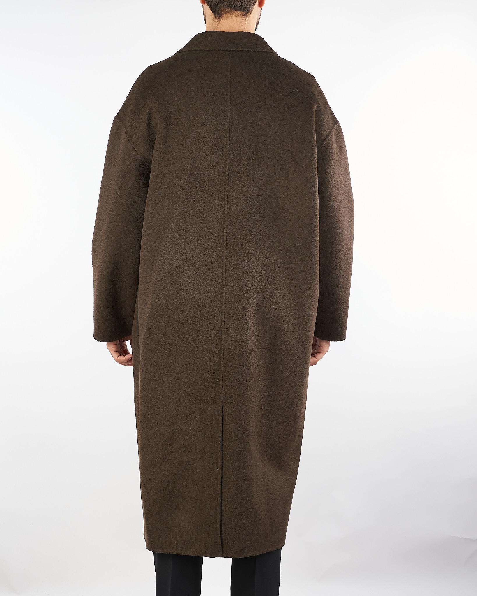 Cappotto Moro Oversize doppiopetto in pura lana B6F0026 69M AMARANTO 