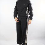 Pantaloni Nero in tuta con bande a contrasto EM002873AF134880 UC001 EMPORIO ARMANI 