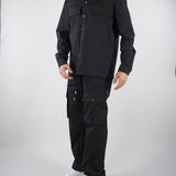 Pantalone cargo Nero Relaxed fit XP3382 99 YES LONDON 