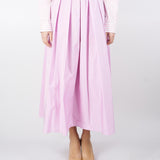 Gonna Rosa lunga in taffetà