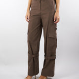 Pantalone Cargo Marrone wide leg PA255 80 BOHEMIAN VI 