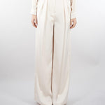 Pantalone Burro in satin con doppia pences PA10301TRAS0040 V0359 SIMONA CORSELLINI 