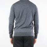 Maglia Polo Grigio in lana merinos extrafine A010F001 8995 PAOLO PECORA 