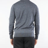 Maglia Polo Grigio in lana merinos extrafine A010F001 8995 PAOLO PECORA 