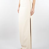 Gonna Burro in crêpe leggero con zip gioiello GO16561E2 193 ELISABETTA FRANCHI 