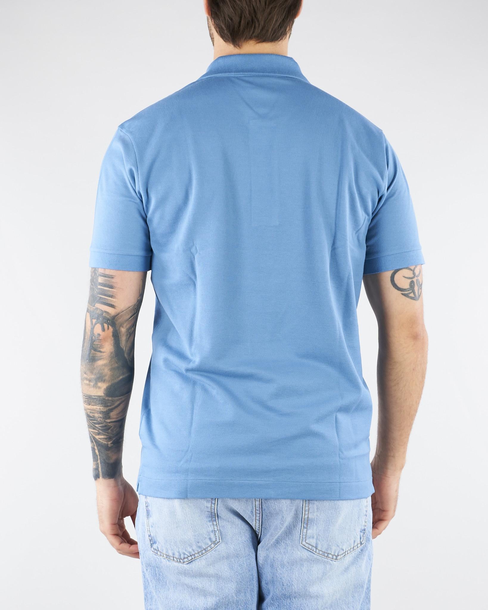 Polo Azzurro dal taglio classico L.12.12 Original 1212 JBK LACOSTE 