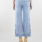 Jeans con ricamo sangallo D48EP006EI7 MF156 ERMANNO BY ERMANNO SCERVINO 