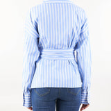 Camicia incrociata in popeline di cotone Max Mara Weekend