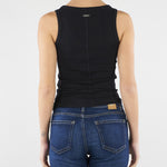 Top Nero con strass NS334 99 NO SECRETS 