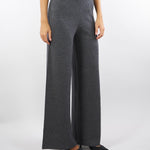 Pantaloni Antracite ampi in maglia ADAM 5 PENNY BLACK 