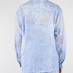 Camica in raso Devorè Denim con pizzo D48EK056E66 MF156 ERMANNO BY ERMANNO SCERVINO 