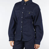 Camicia Denim di jeans con maniche baloon<BR/> 8C0795D113 CA74 PATRIZIA PEPE 