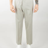 Pantalone con gamba ampia ed elastico in vita Yes London