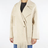 Cappotto Naturale con collo sciarpa TF0025 107 VICOLO 