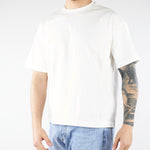 T-shirt boxy Bianco con stampa 'Malafemmena' sul retro MAU3DICI02 01 3DICI 