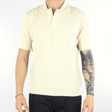 Polo jacquard Panna