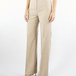 Pantalone Beige in flanella stretch LAMBRO 52 MAX MARA STUDIO 