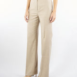 Pantalone Beige in flanella stretch LAMBRO 52 MAX MARA STUDIO 