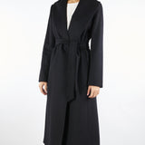 Cappotto Nero in drap di pura lana LORIANA 13 MAX MARA STUDIO 