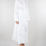 Camicia Bianco in popeline e sangallo TT2031 1 TWIN SET 