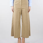 Pantalone Beige in gabardina WKDRONCO 2 MAX MARA WEEKEND 