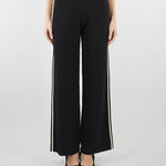 Pantalone in maglia Nero con profili a contrasto SP5NT013 0001 ICONA 