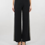 Pantalone in maglia Nero con profili a contrasto SP5NT013 0001 ICONA 