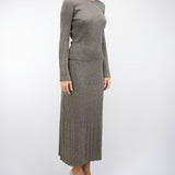 Maglia a costine in lurex Twinset