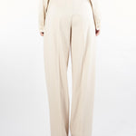 Pantalone Crema  in saglia di lana ENTRATA 18 MAX MARA STUDIO 