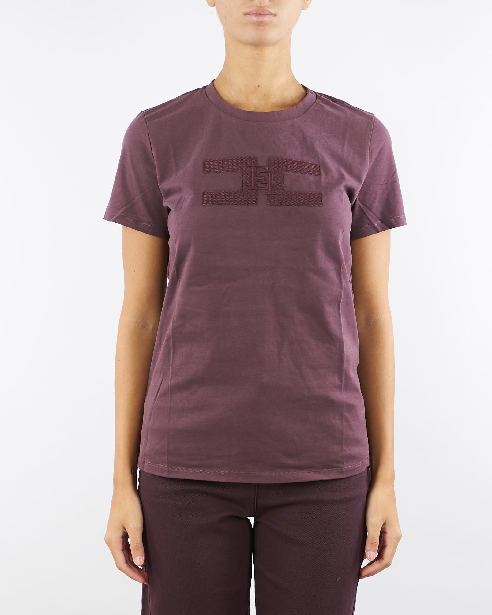 T-shirt Merlot in jersey di cotone MA00756E2 EA4 ELISABETTA FRANCHI 