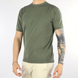 Maglia Verde in crèpe di cotone