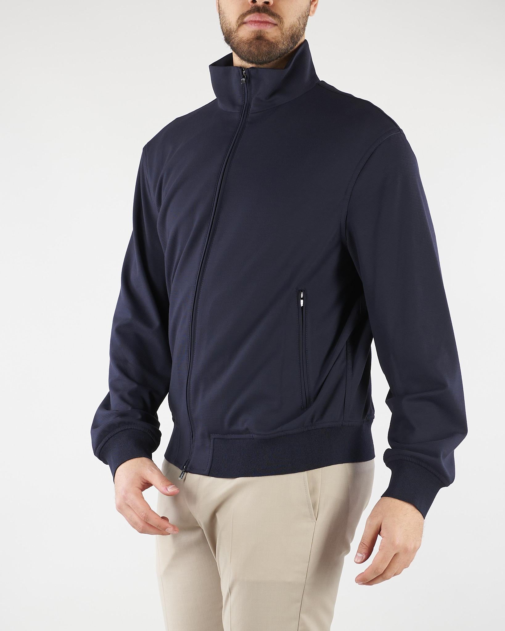 Blouson Blu in tessuto armaturato EM005735AF24843 UB118 EMPORIO ARMANI 