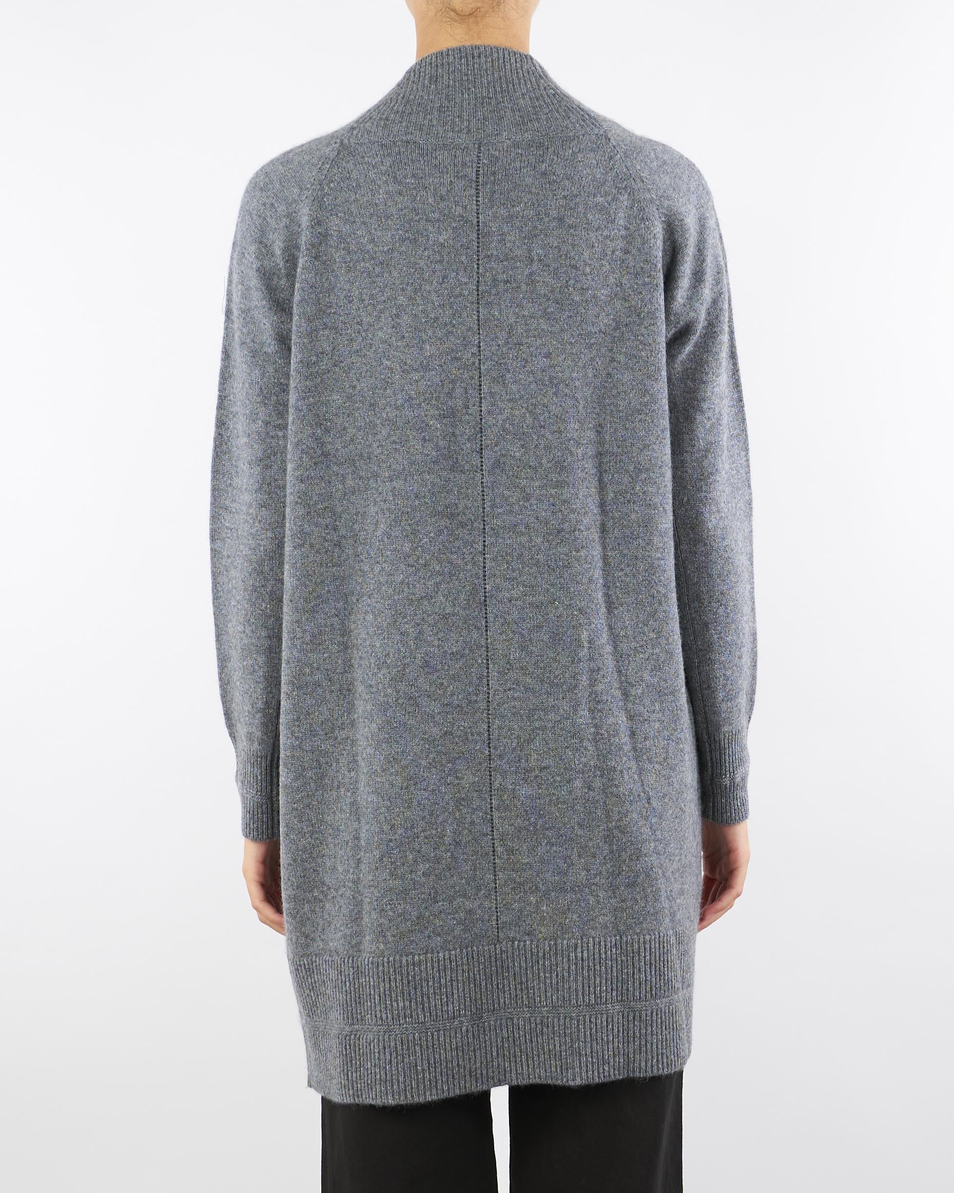 Cardigan Grigio in misto lana e cashmere Caulonia CAULONIA 742 NENETTE 