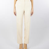 Pantalone Crema con elastico in vita