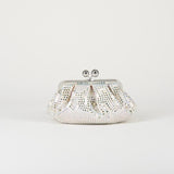 Borsa Pasticcino Bag small Rosa in raso con strass WKALAMA 1 MAX MARA WEEKEND 