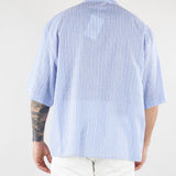 Camicia Blu-Bianco a righe in cotone CAU3DICI013 31 3DICI 