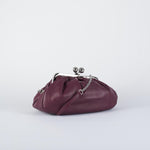 Borsa Bordeaux Pasticcino Bag Medium in montone CUBICO 74 MAX MARA WEEKEND 