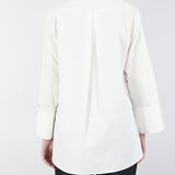 Camicia in tela di cotone con ricami