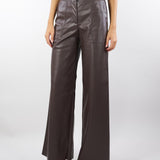 Pantalone Moka in ecopelle Eleven ELEVEN 650 NENETTE 