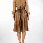 Abito Caramello in pizzo PENSILE 1 MAX MARA STUDIO 