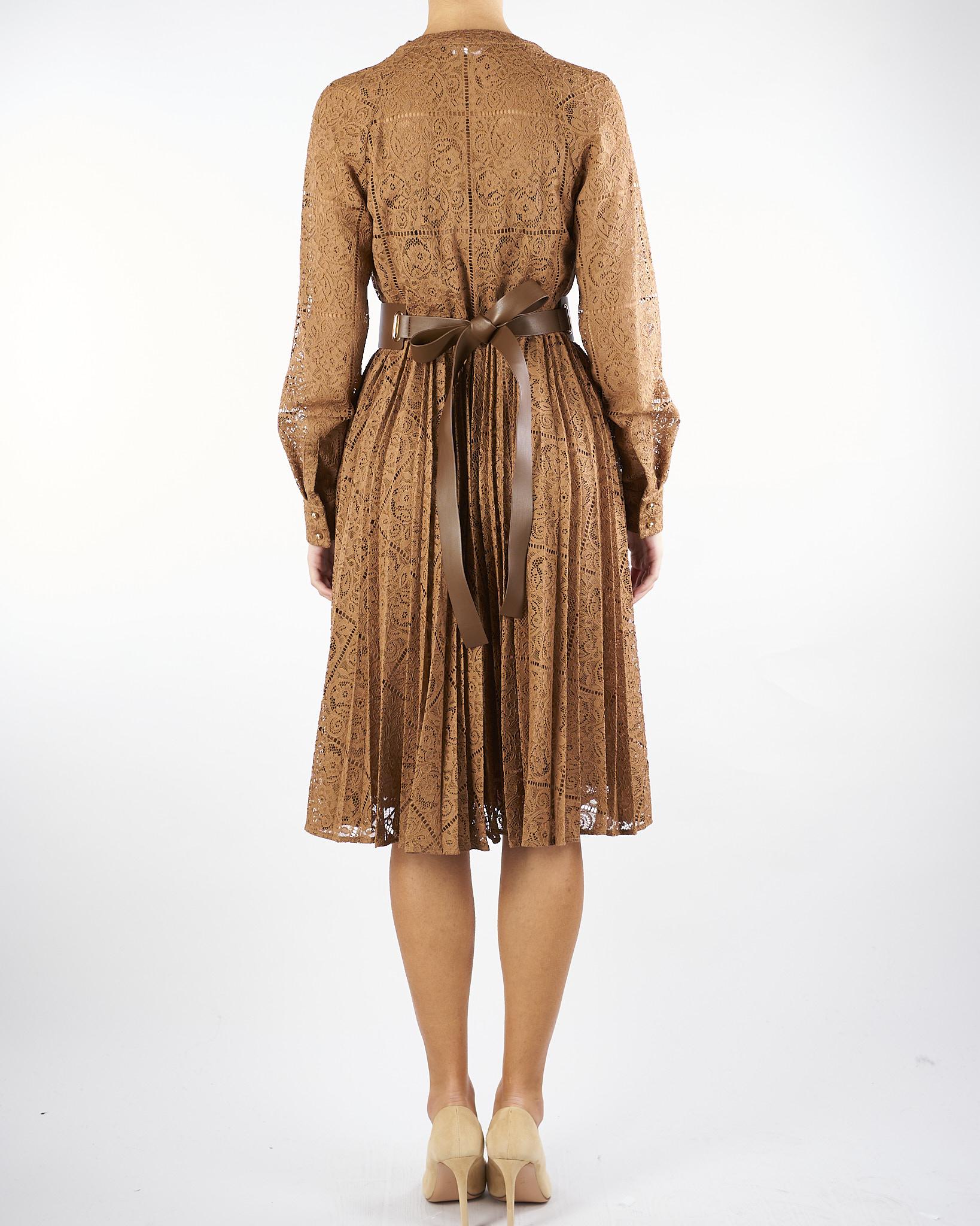 Abito Caramello in pizzo PENSILE 1 MAX MARA STUDIO 