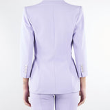 Giacca Lilla in doppio crêpe stretch con dettagli logo GI21561E2 EV7 ELISABETTA FRANCHI 