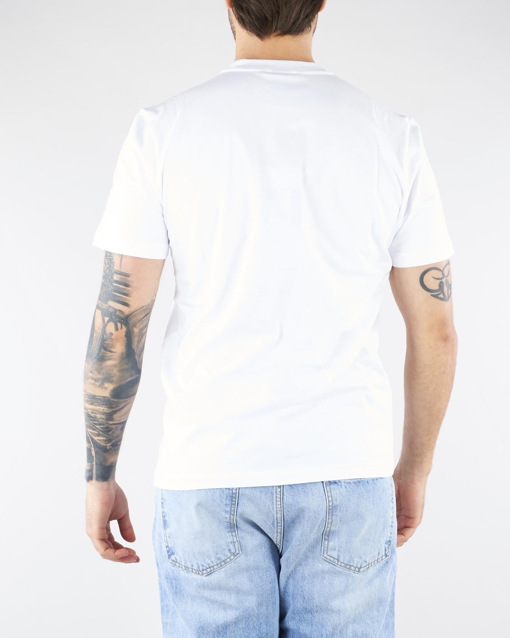 T-shirt Bianco con logo 75296SH 01 COLMAR 