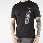 T-shirt Nero con stampa EM004994AF24470 UC001 EMPORIO ARMANI 