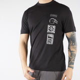 T-shirt Nero con stampa EM004994AF24470 UC001 EMPORIO ARMANI 