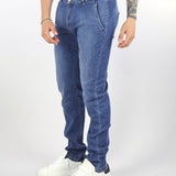 Jeans in denim con tasche america