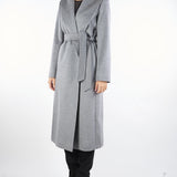 Cappotto Grigio in drap di pura lana LORIANA 11 MAX MARA STUDIO 