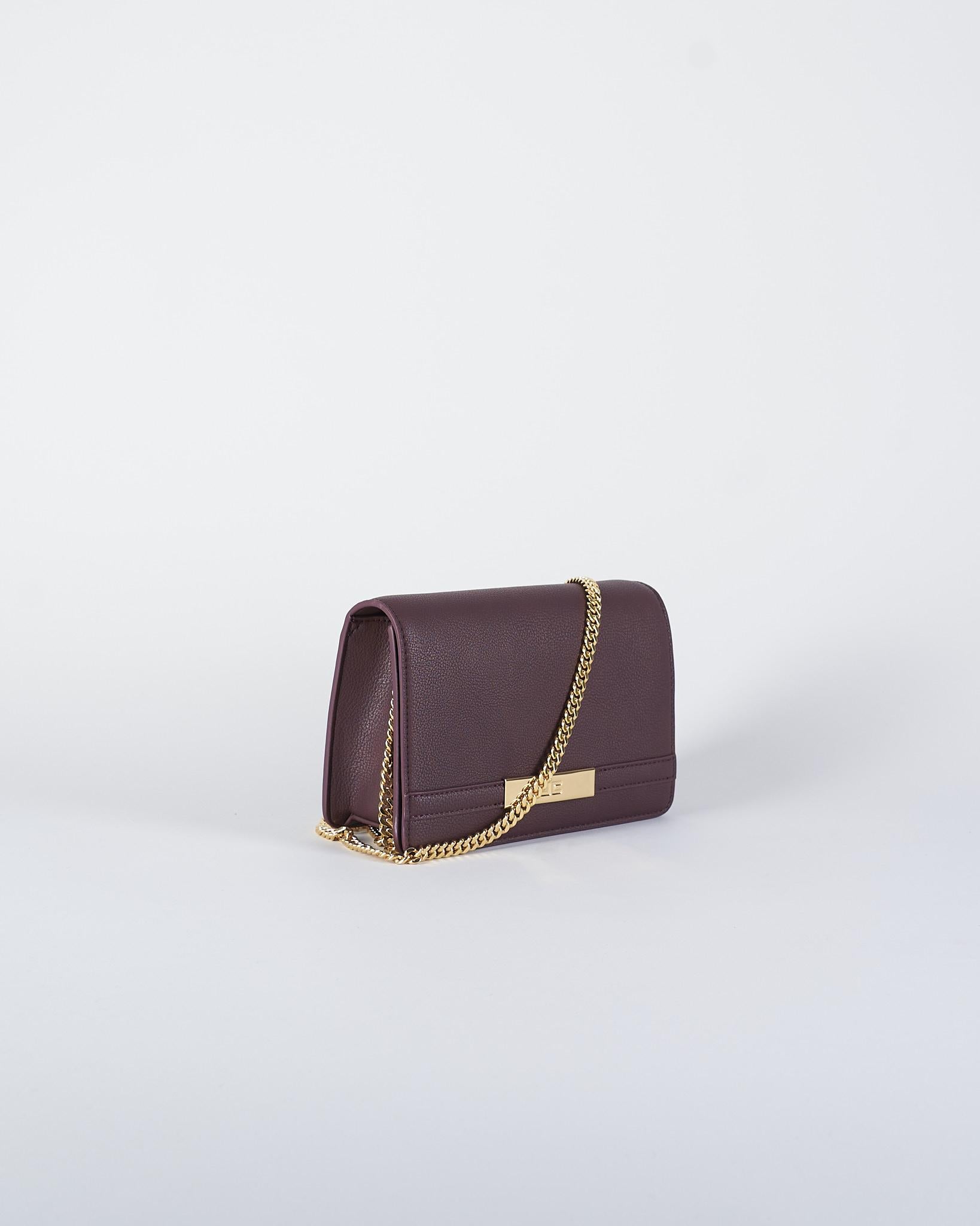 Tracolla Merlot con catena groumette BS39A56E2 EA4 ELISABETTA FRANCHI 